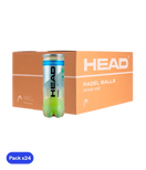 Cajón Pelotas HEAD Padel Pro+ 2024/2025 (pack x 24)