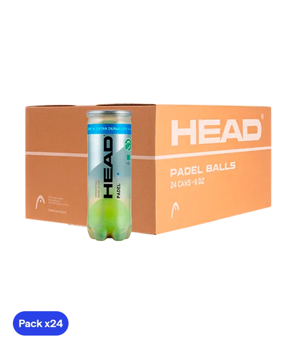 Cajón Pelotas HEAD Padel Pro+ 2024/2025 (pack x 24)