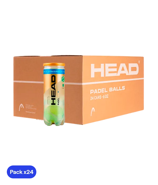Carton de balles Head Padel Pro S+ PadelPROShop 2024/2025 (paquet x 24)