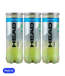Pelotas HEAD Padel Pro+ 2024/2025 (pack x3)