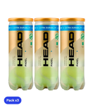 Pelotas HEAD Padel Pro S + 2024/2025 (pack x3)