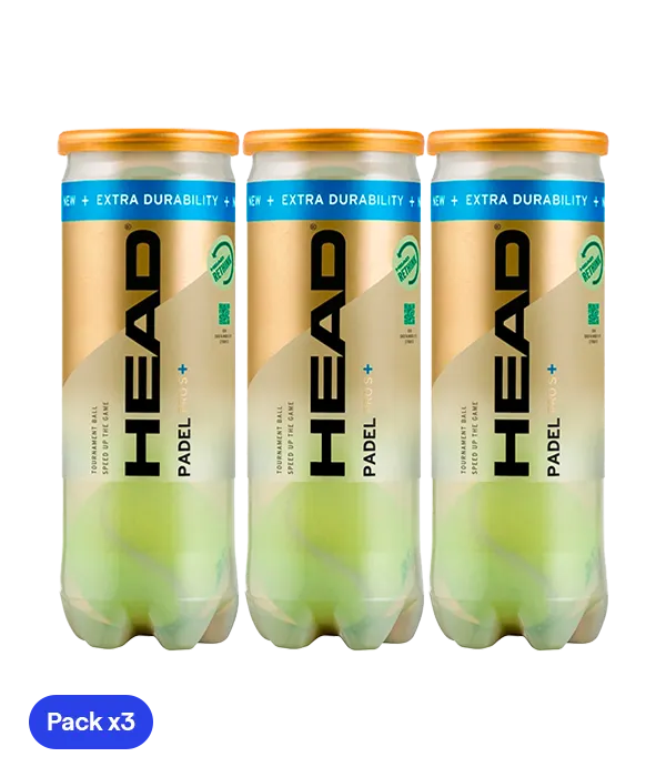Pelotas HEAD Padel Pro S + PadelPROShop 2024/2025 (pack x3)