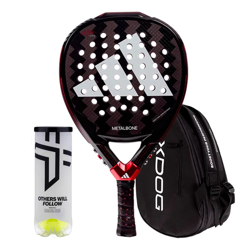 Pack Pala Adidas Metalbone 3.3 Ale Galán + Paletero Oxdog Ultra Tour Negro + Pelotas Oxdog BOOST+