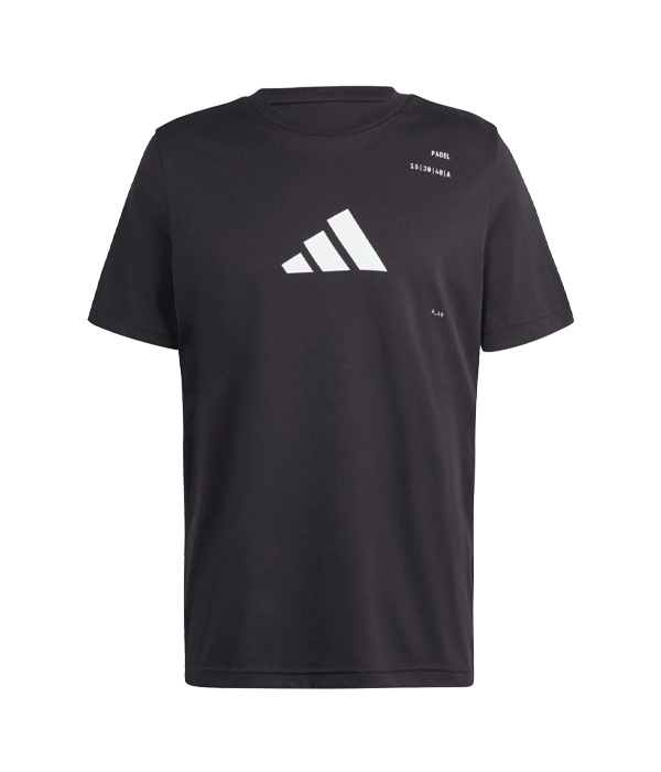 Adidas Padel CAT Black T-shirt 2024 - Padel Pro Shop – PadelPROShop