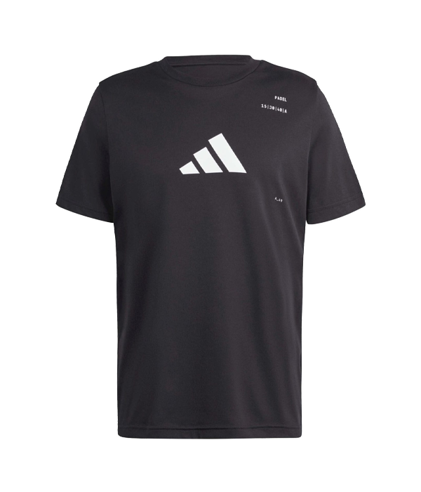 Camiseta Adidas Padel CAT Negra 2024