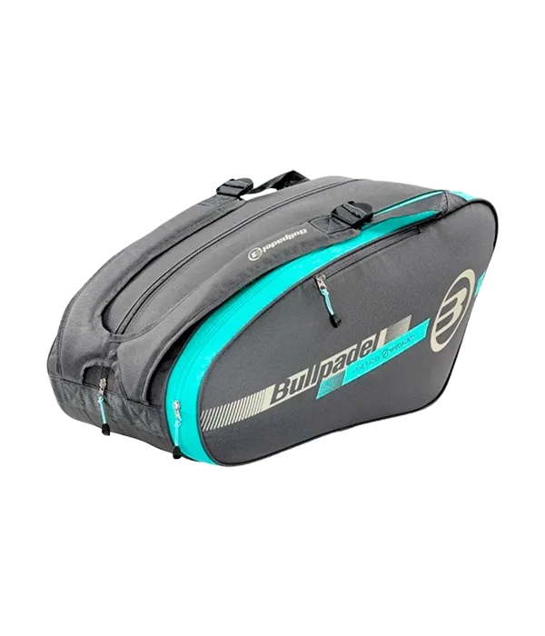 Paletero Bullpadel Tour Gris Oscuro/Turquesa 2025