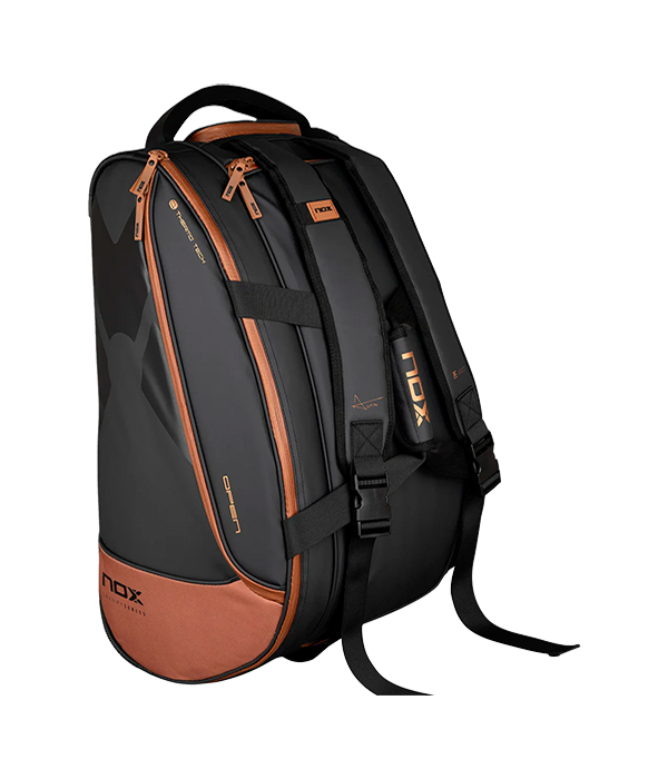 NOX Luxury Open Series Black/Brown 2024 padel racket bag