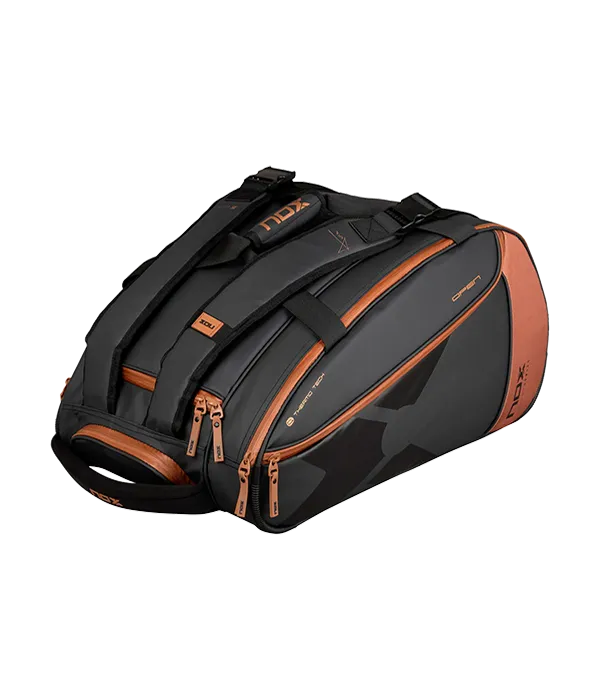 Padel bag Nox Luxury Open Series Black/Brown