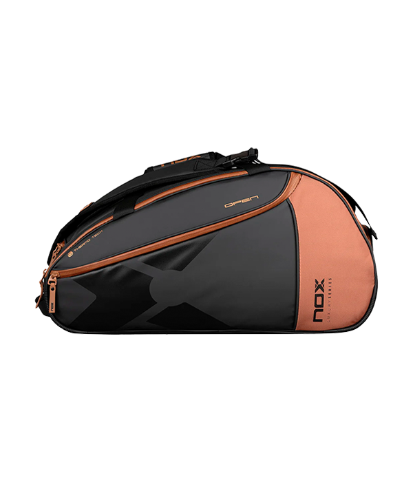 NOX Luxury Open Series Black/Brown 2024 padel racket bag