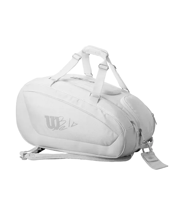 Padel bag Wilson Bela Super Tour White