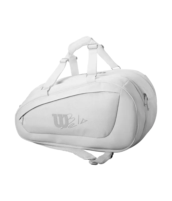 Padel bag Wilson Bela Super Tour White