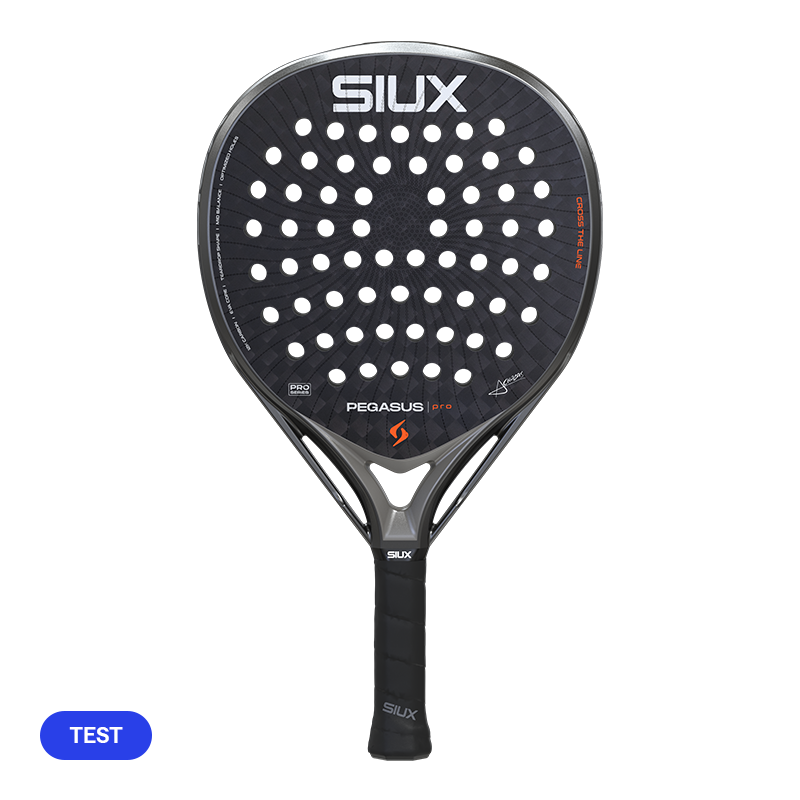 Pala de TEST Siux Pegasus Pro 2026 Storm Grey