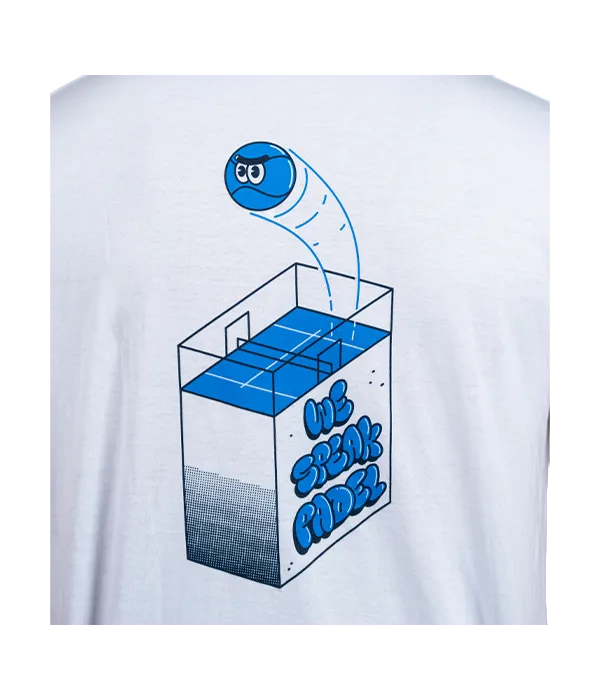 T-Shirt Summer Padel Ball Weiß