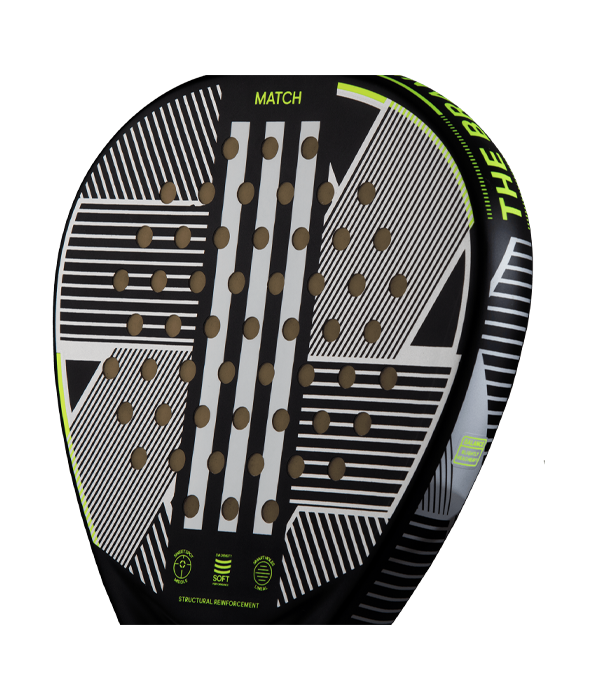 Padel racket Adidas MATCH 3.3 Black/Lime 2024