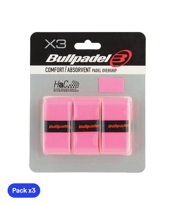 Overgrips BullPadel GB-1201 Pink (Pacchetto X3)