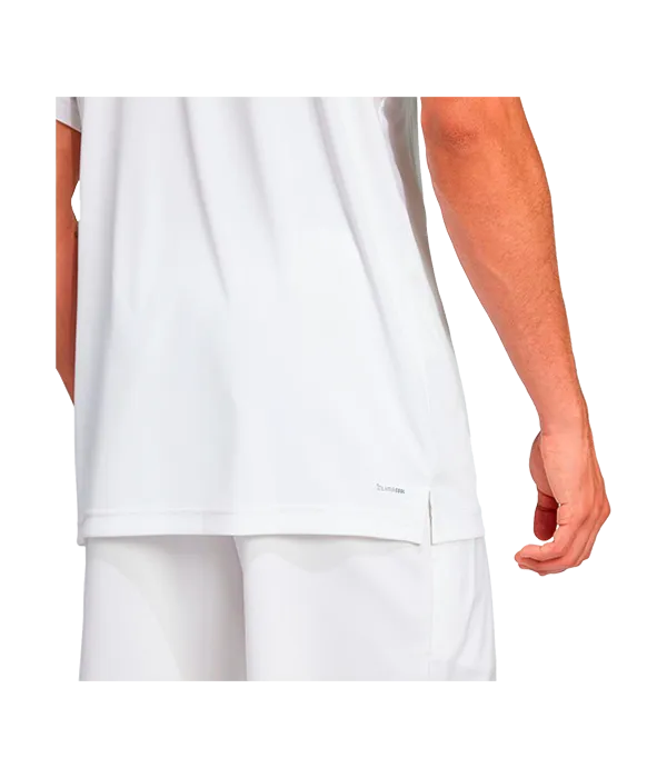 Polo Adidas Club 3STR Blanco 2025
