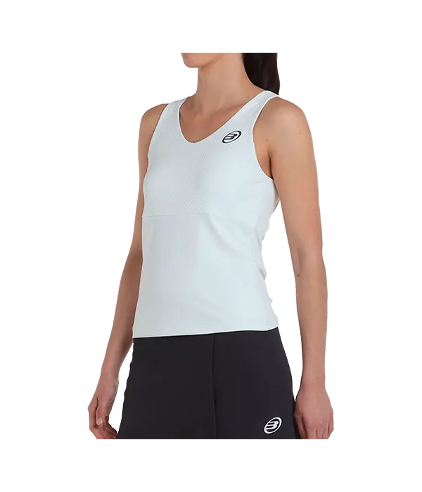 Camiseta Tirantes Bullpadel Porru  Blanco
