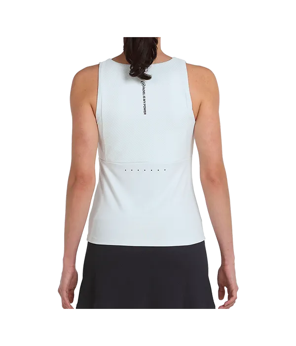 Camiseta Tirantes Bullpadel Porru  Blanco