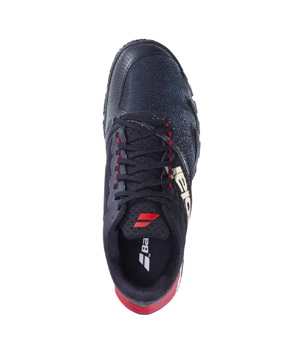 Babolat Padelschuhe Jet Rush 2 Black/Tomate Red 2025