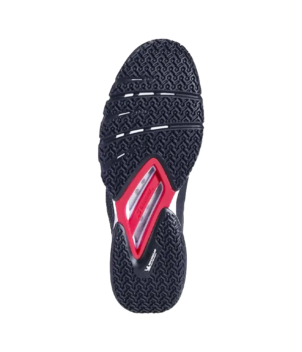Babolat Padelschuhe Jet Rush 2 Black/Tomate Red 2025