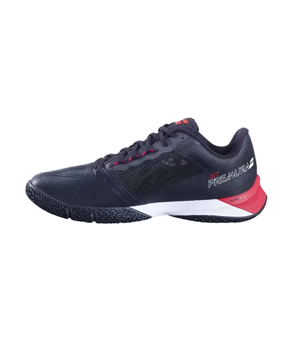 Babolat Padelschuhe Jet Rush 2 Black/Tomate Red 2025