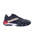 Babolat Padelschuhe Jet Rush 2 Black/Tomate Red 2025