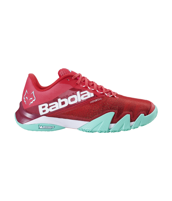 Zapatillas Babolat Jet Premura Rojo/Verde Juan Lebrón 2024