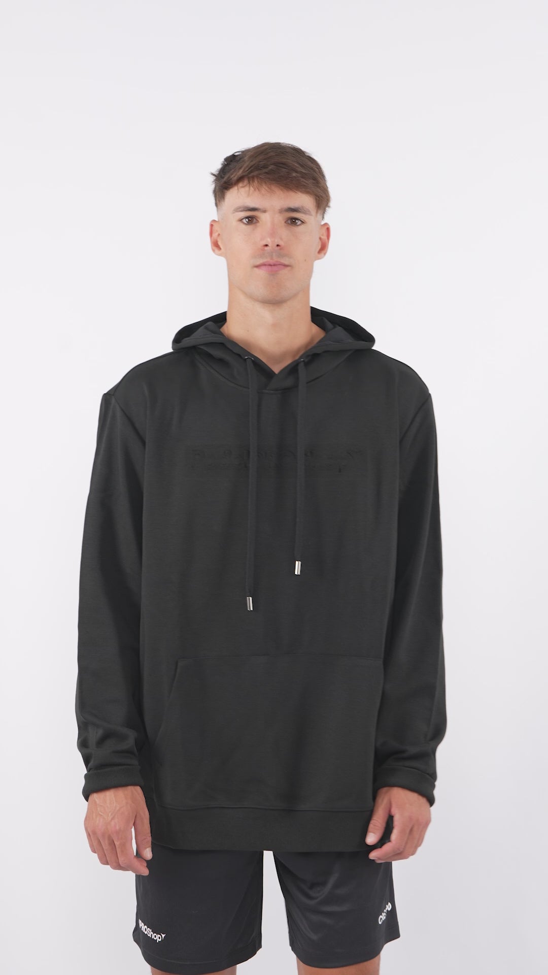 Sudadera PadelPROShop Negra con Relieve 2025