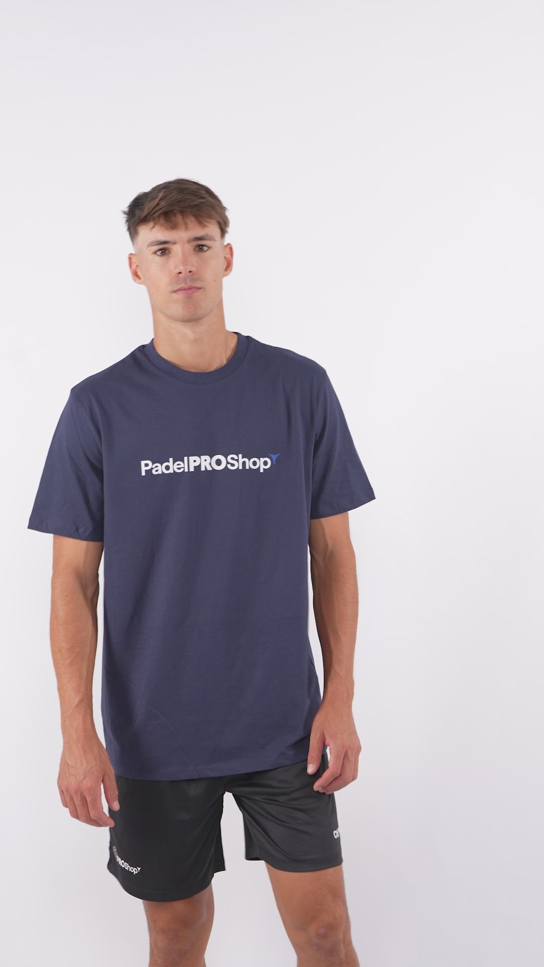 Camiseta algodón PadelPROShop Azul Marino