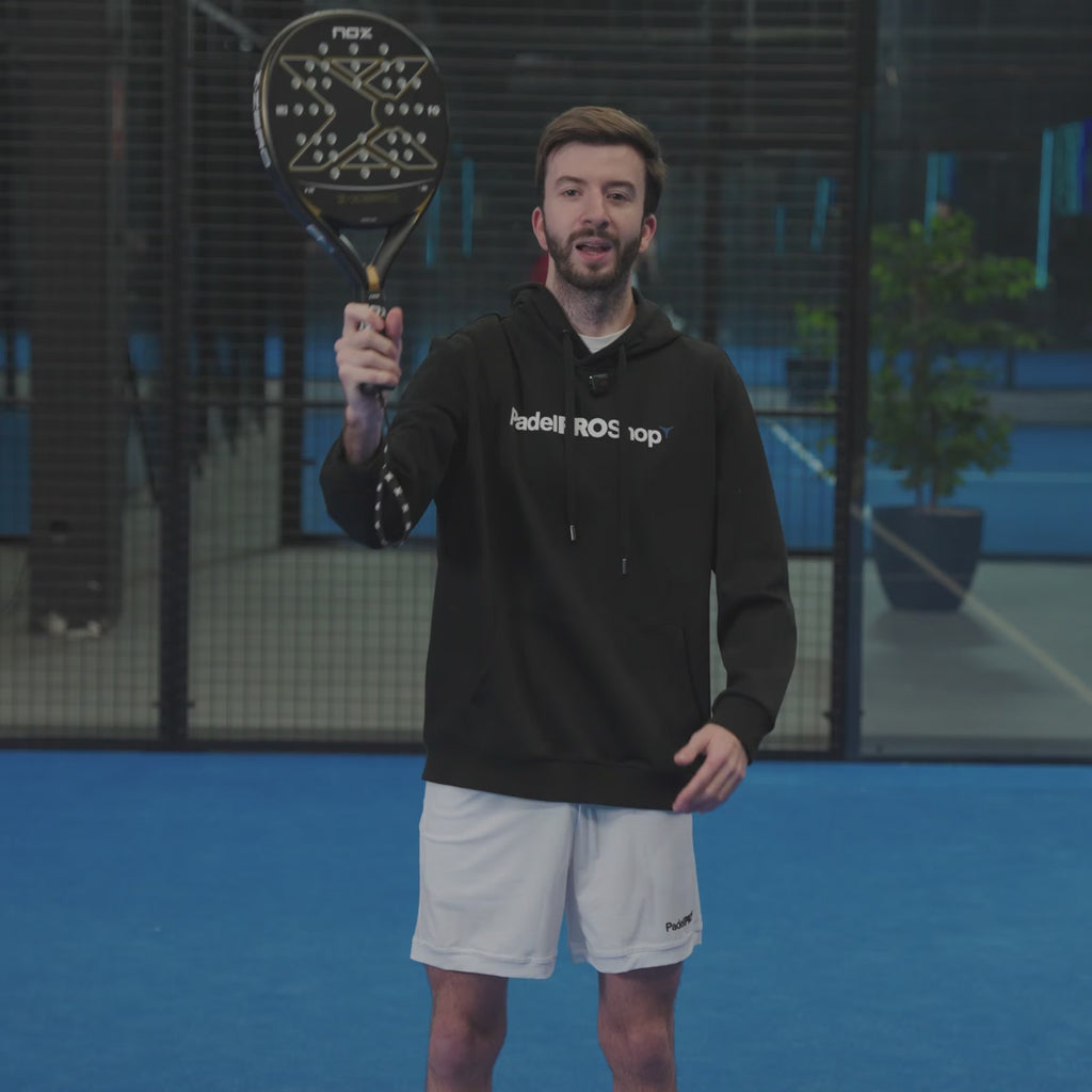 Pala de TEST Nox X-Zero Negro/Oro (Exclusiva PadelPROShop)