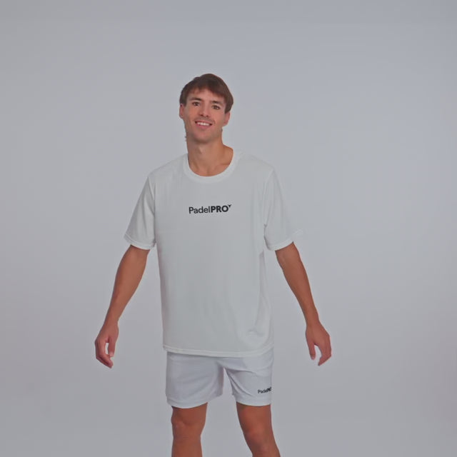 Camiseta Pro Basic PadelPRO Blanca