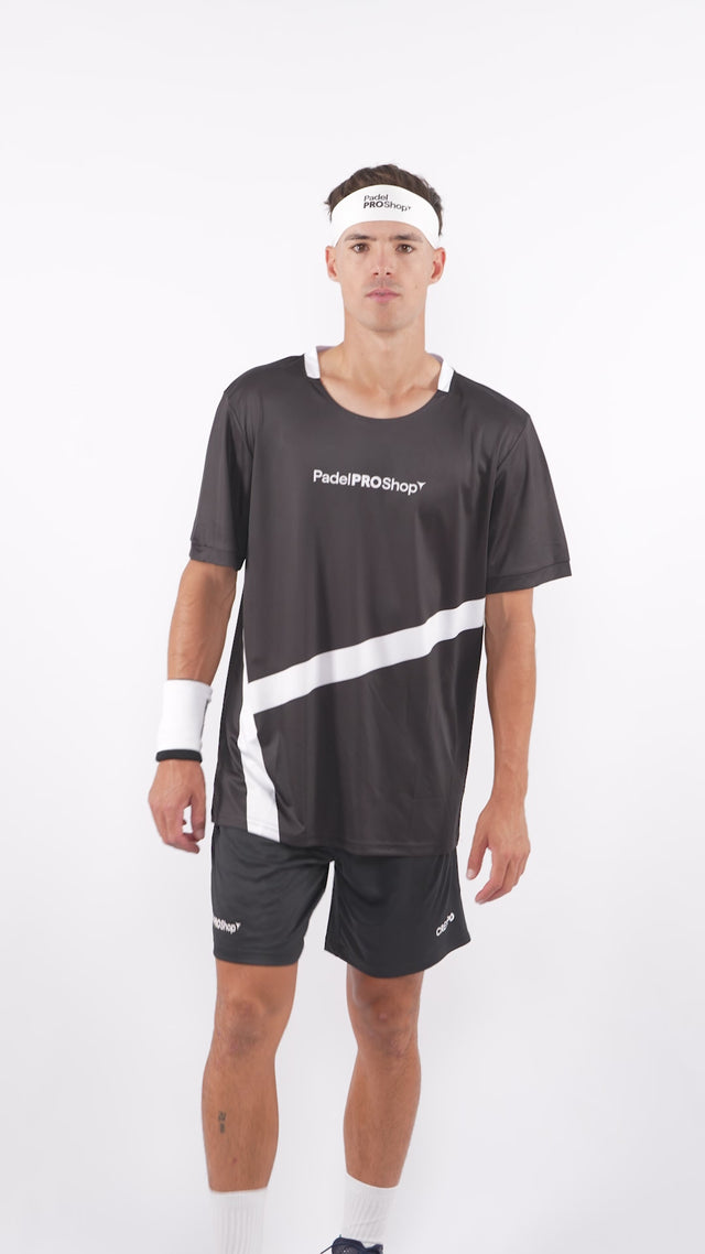 Camiseta PadelPROShop Pista Negra