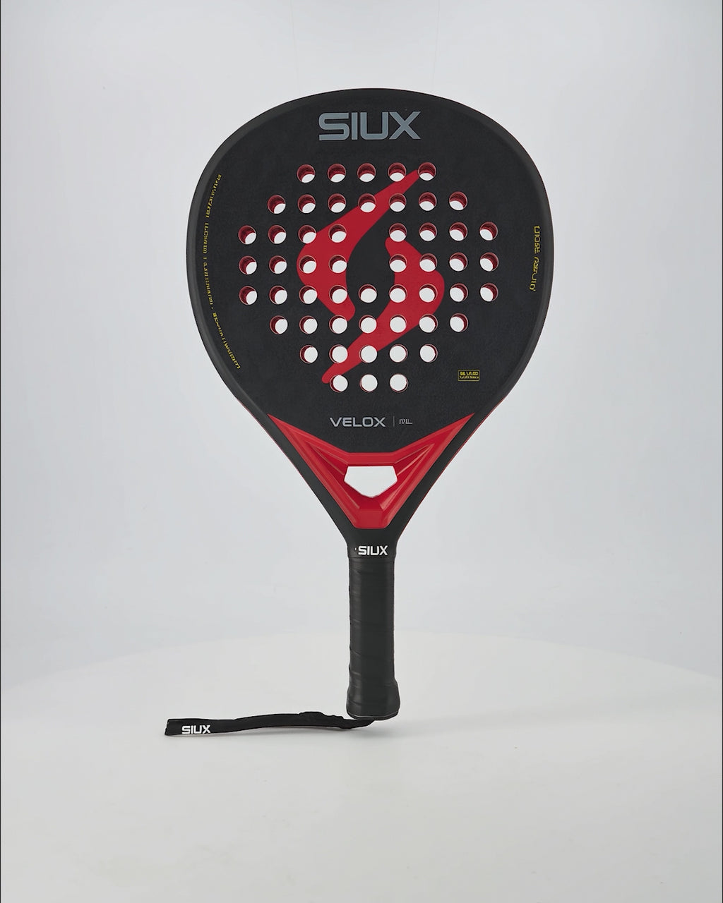 Pala de Test Siux Velox Rulo Black (Exclusiva PadelPROShop) 2026