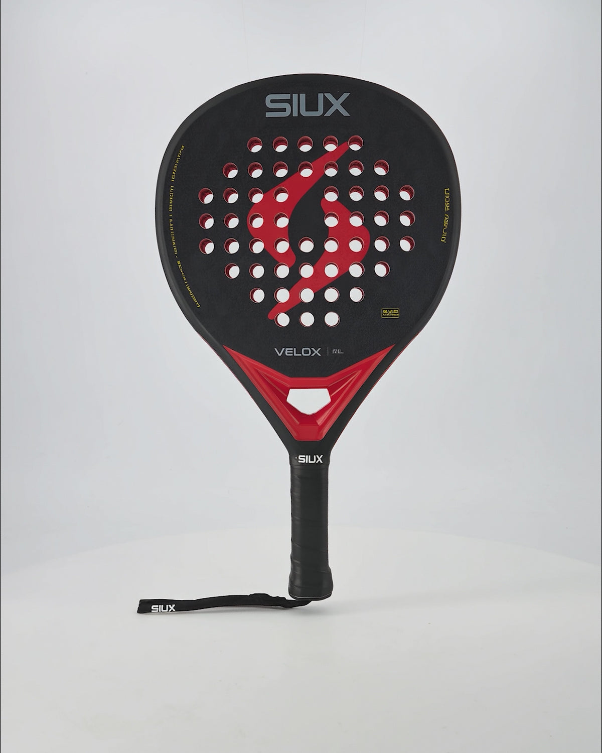 Pala de Test Siux Velox Rulo Black (Exclusiva PadelPROShop) 2026