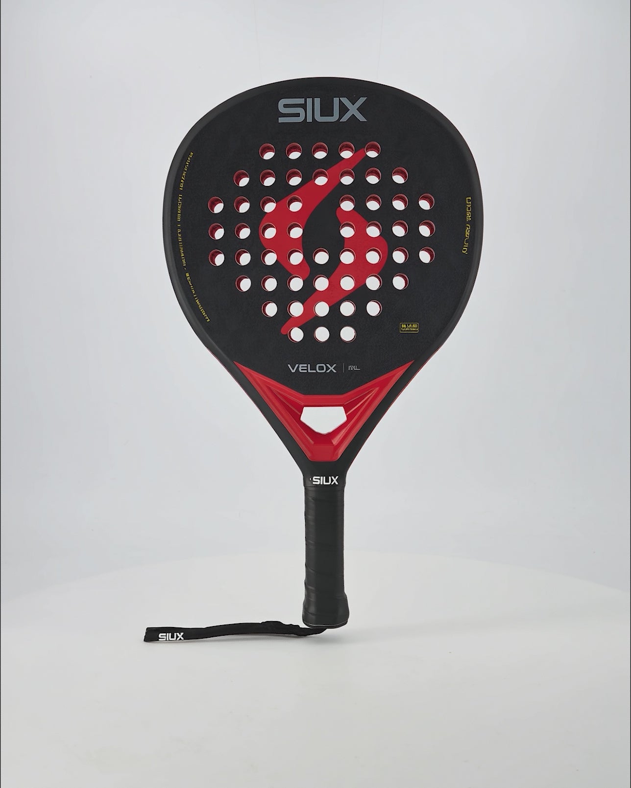 Pala de Test Siux Velox Rulo Black (Exclusiva PadelPROShop) 2026