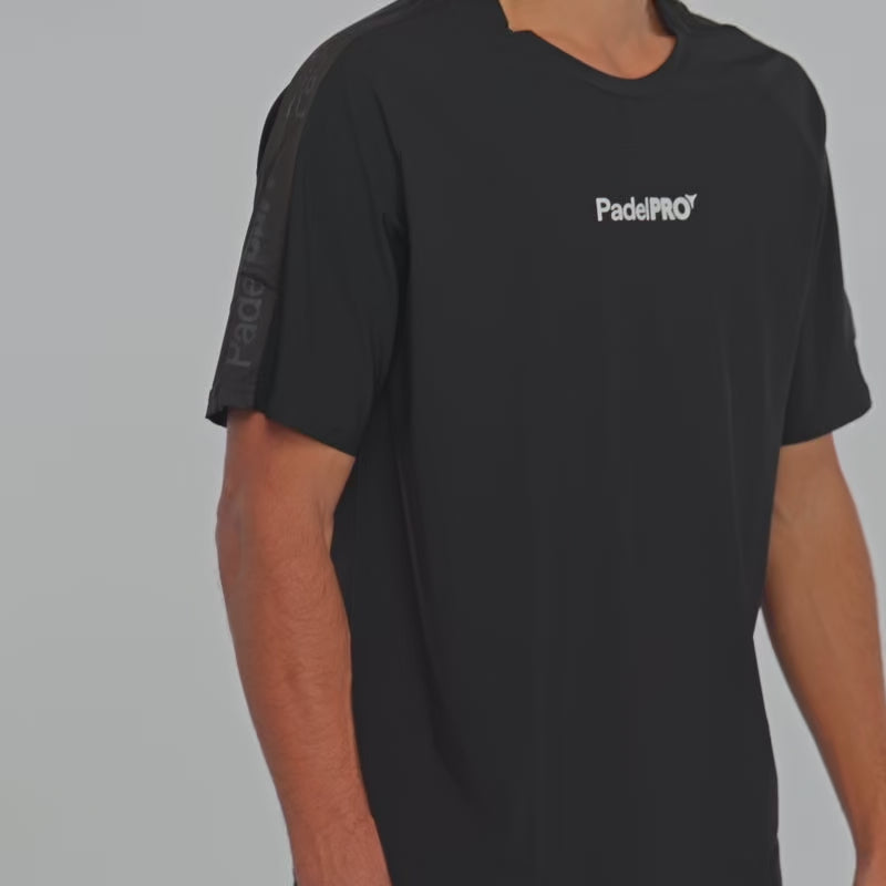 Maglietta Pro Elite PadelPRO Nero