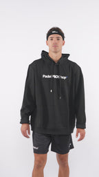Sudadera PadelPROShop Negra Logo Blanco 2025