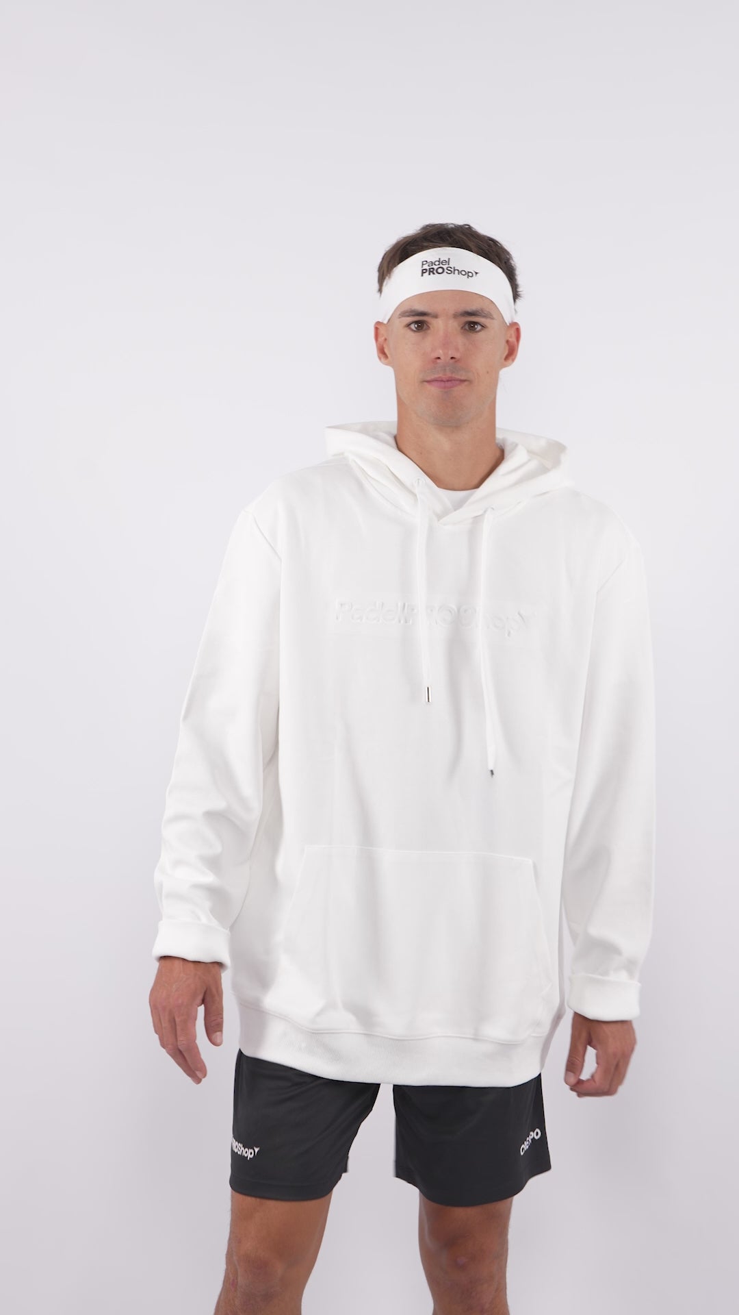 Sudadera PadelPROShop Blanca con Relieve 2025