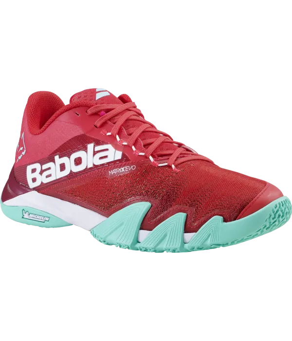 Zapatillas Babolat Jet Premura Red/Electric Green Juan Lebrón