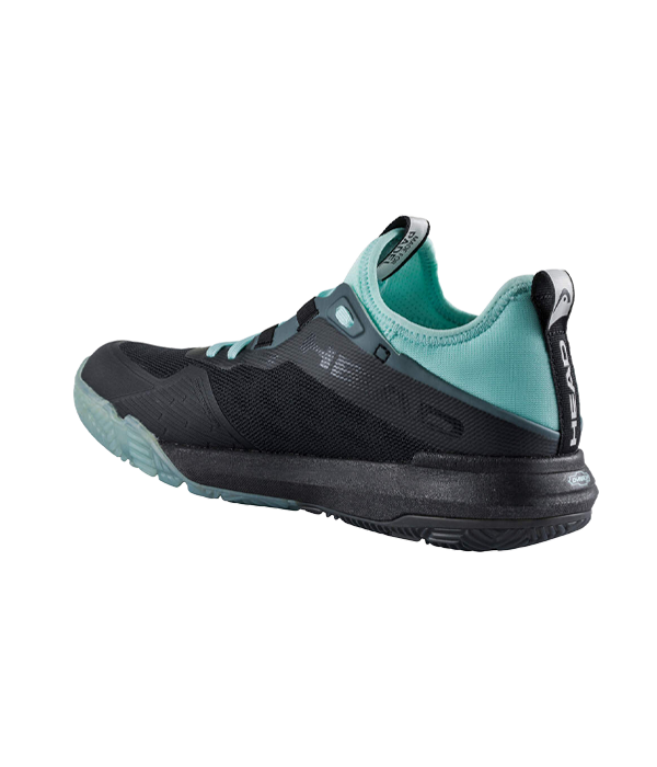 Head Motion Pro Padel Women's Shoe Black/Aqua