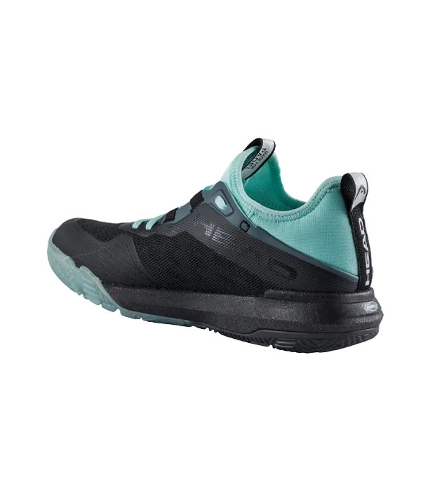 Zapatilla HEAD Motion Pro Padel Women Black/Aqua