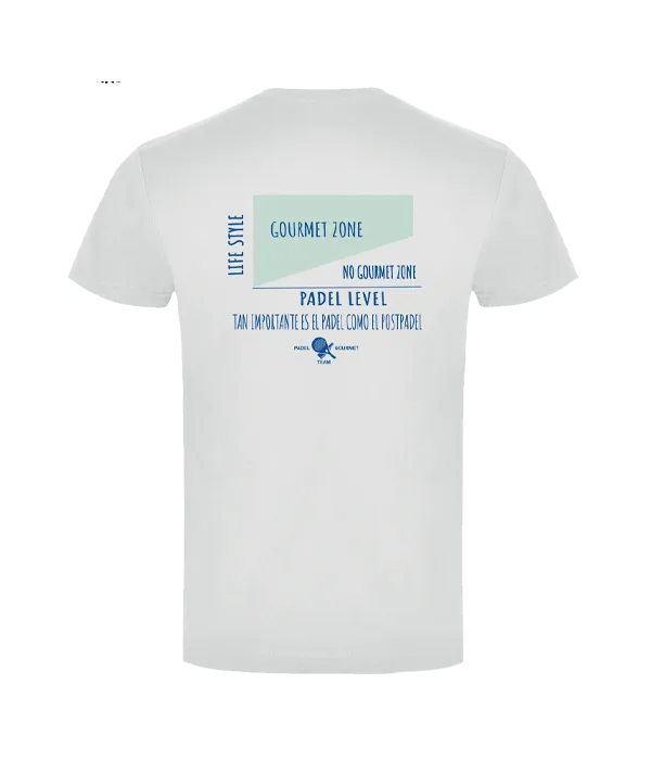 Pacote Padel Team Gourmet: Camiseta de algodão branca + toalha