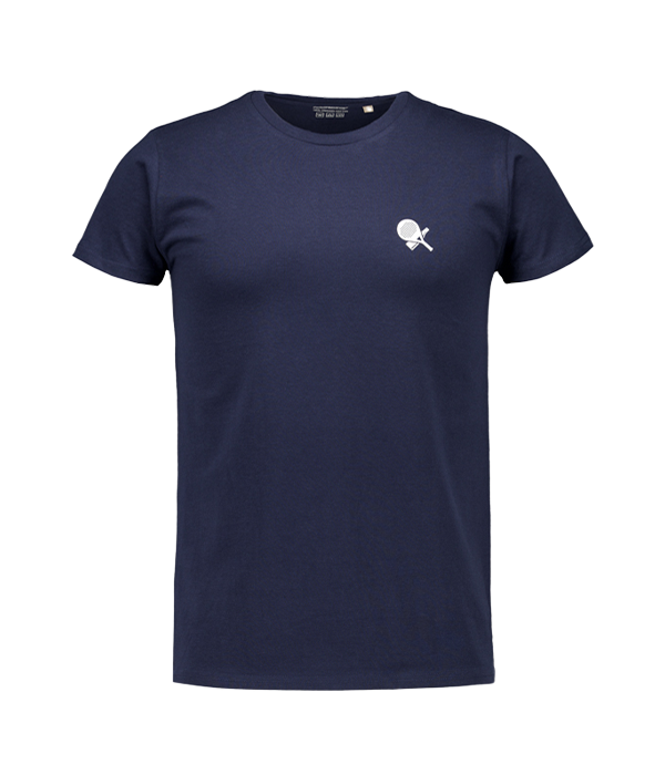 Padel Team Gourmet T -Shirt Navy Blue Cotton 2025