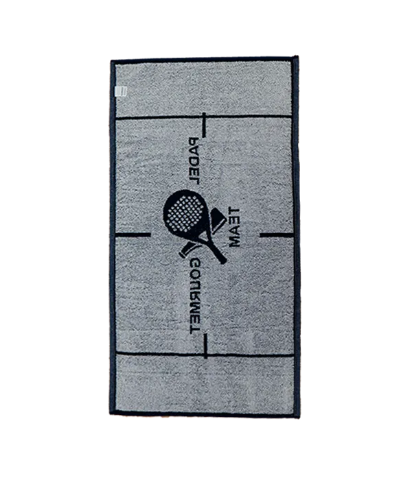 Pacote Padel Team Gourmet: Camiseta Gourmet Branco Men + Toalha