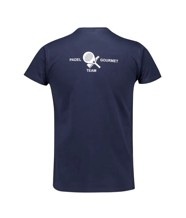Pacote Padel Team Gourmet: Camiseta Gourmet Azul Men + Toalha