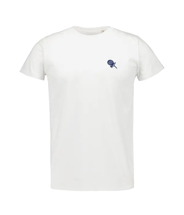 Pacote Padel Team Gourmet: Camiseta Gourmet Branco Men + Toalha