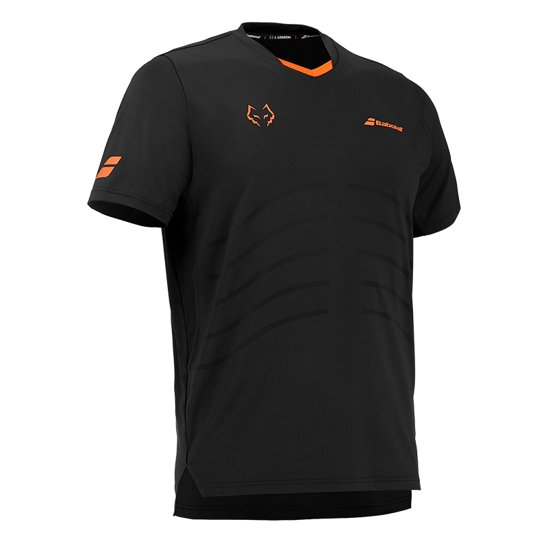 Camiseta Babolat Réplica Black/Black 2026 J. Lebrón