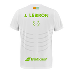 Maglietta Babolat Replica Bianco/Bianco 2026 J. Lebron