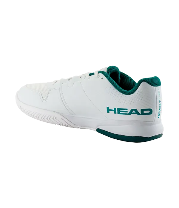 Sapatilhas de padel HEAD Revolt Court Branco/Verde pinho 2025