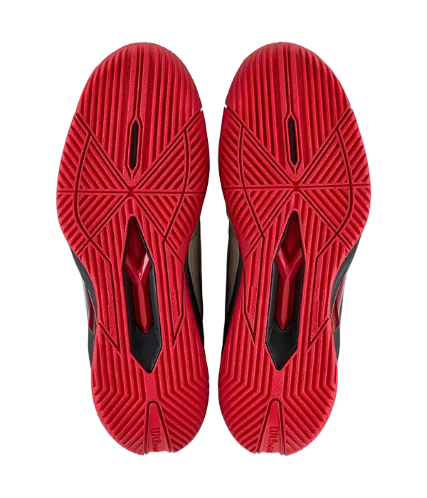 Wilson Padel Shoes Rush Pro 4.5 USO Tofu/Infrared/Black 2025